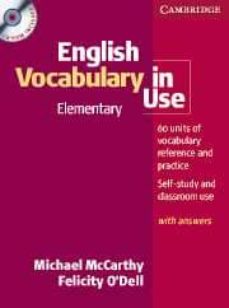 Libro, Audiolibro English Vocabulary In Use: Elementary Book And Cd-Rom (2Nd Ed.) (Edición En Inglés) English Vocabulary In Use: Elementary Book And Cd-Rom (2Nd Ed.) (Edición En Inglés)