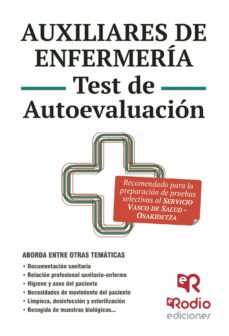 Auxiliares De Enfermería. Más De 2.500 Preguntas Tipo Test. Osakidetza – Servicio Vasco De Salud