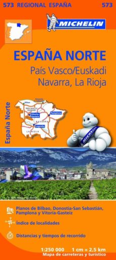 Mapa Regional España Norte Pais Vasco, Euskadi, Navarra, La Rioja