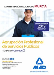 Libro, Audiolibro Agrupación Profesional De Servicios Públicos De La Administración Regional De Murcia Agrupación Profesional De Servicios Públicos De La Administración Regional De Murcia