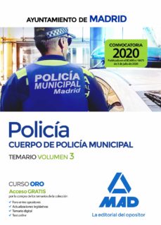 Policia Local Temario Volumen Iii Del Ayuntamiento De Madrid