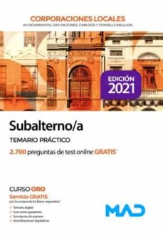 Libro, Audiolibro Subalterno/A De Corporaciones Locales. Temario Práctico Subalterno/A De Corporaciones Locales. Temario Práctico