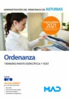 Ordenanza. Temario Y Test Parte Específica Principado De Asturias