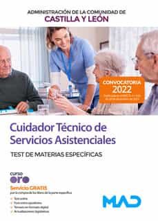 Cuidador Técnico De Servicios Asistenciales Test De Materias Específicas