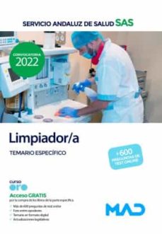 Limpiador/A Del Servicio Andaluz De Salud (Sas). Temario Especifico 2022