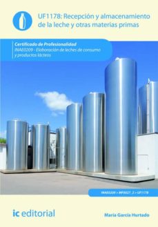 Recepci�N Y Almacenamiento De La Leche Y Otras Materias Primas. Inae0209 - Elaboraci�N De Leches De Consumo Y Productos L�Cteos