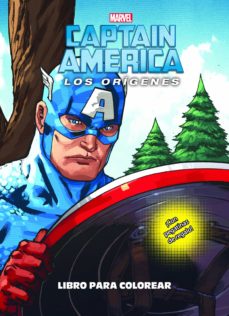 Capitan America: Los Origenes: Libro Para Colorear