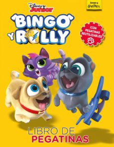 Bingo Y Rolly: Libro De Pegatinas: Con Pegatinas Reutilizables