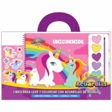 Unicornios. Libros Para Leer Y Colorear Con Acuarelas