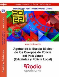 Psicotécnico. Ertzaintza Y Policía Local. Agentes De La Escala Básica.