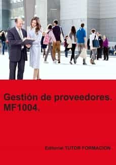 Mf1004. Gestion De Proveedores