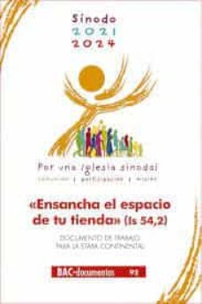 Ensancha El Espacio De Tu Tienda. Sinodo 2021-2024