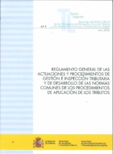 Libro, Audiolibro Reglamento General De Las Actuaciones Y Procedimientos De Gestión E Inspección Tributaria Y De Desarrollo De Las Normas Comunes De Los Procedimientos De Aplicación De Los Tributos Reglamento General De Las Actuaciones Y Procedimientos De Gestión E Inspección Tributaria Y De Desarrollo De Las Normas Comunes De Los Procedimientos De Aplicación De Los Tributos