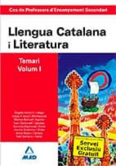Libro, Audiolibro Cos De Professors D Ensenyament Secundari: Llengua Catalana Y Lit Eratura: Temari: Volumen I (Edición En Catalán) Cos De Professors D Ensenyament Secundari: Llengua Catalana Y Lit Eratura: Temari: Volumen I (Edición En Catalán)