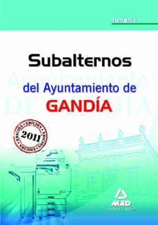 Subalternos Del Ayuntamiento De Gandia: Temario