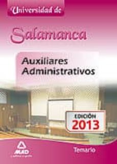 Auxiliar Administrativo Universidad Salamanca: Temario