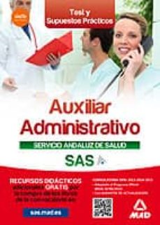 Libro, Audiolibro Auxiliar Administrativo Del Servicio Andaluz De Salud. Test Y Casos Practicos Auxiliar Administrativo Del Servicio Andaluz De Salud. Test Y Casos Practicos