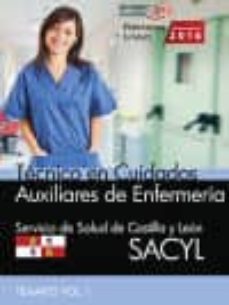 Libro, Audiolibro Auxiliar De Enfermería (Sacyl) Temario Vol I Auxiliar De Enfermería (Sacyl) Temario Vol I
