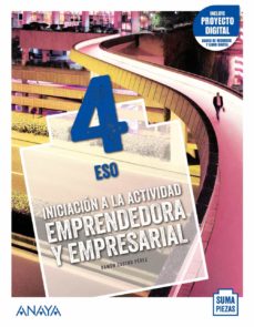 Iniciación A La Actividad Emprendedora Y Empresarial 4º Eso