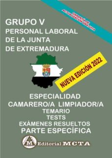Camarero Limpiador Parte Específica (Temas, Tests Y Exámenes) Junta De Extremadura