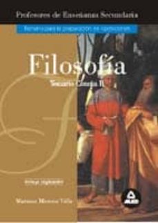 Profesores De Enseñanza Secundaria. Filosofia, Temario Parte B