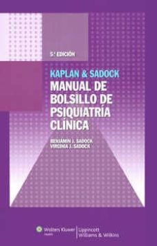 Libro, Audiolibro Kaplan &Amp; Sadock Manual Bolsillo Psiquiatria Clinica (5ª Ed.) Kaplan &Amp; Sadock Manual Bolsillo Psiquiatria Clinica (5ª Ed.)