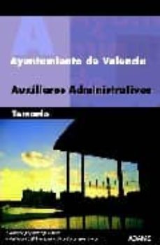 Libro, Audiolibro Auxiliares Administrativos Del Ayuntamiento De Valencia: Temario Auxiliares Administrativos Del Ayuntamiento De Valencia: Temario