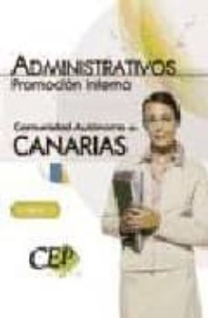 Test Oposiciones Administrativos Comunidad Autonoma De Canarias. Promocion Interna