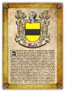 Apellido Alcalá / Origen, Historia Y Heráldica De Los Linajes Y Apellidos Españoles E Hispanoamericanos
