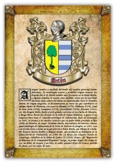 Apellido Antón / Origen, Historia Y Heráldica De Los Linajes Y Apellidos Españoles E Hispanoamericanos