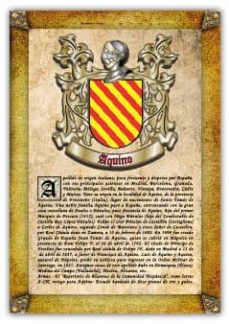 Apellido Aquino / Origen, Historia Y Heráldica De Los Linajes Y Apellidos Españoles E Hispanoamericanos