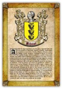 Apellido Bedmar / Origen, Historia Y Heráldica De Los Linajes Y Apellidos Españoles E Hispanoamericanos