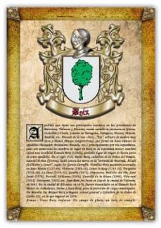 Apellido Boix (Valencia) / Origen, Historia Y Heráldica De Los Linajes Y Apellidos Españoles E Hispanoamericanos