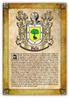 Apellido Valle / Origen, Historia Y Heráldica De Los Linajes Y Apellidos Españoles E Hispanoamericanos