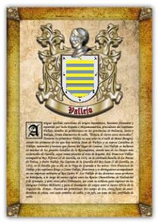 Apellido Vallejo / Origen, Historia Y Heráldica De Los Linajes Y Apellidos Españoles E Hispanoamericanos