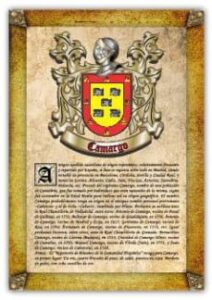 Apellido Camargo / Origen, Historia Y Heráldica De Los Linajes Y Apellidos Españoles E Hispanoamericanos