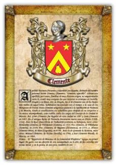 Apellido Clemente / Origen, Historia Y Heráldica De Los Linajes Y Apellidos Españoles E Hispanoamericanos