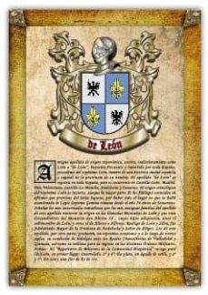 Libro, Audiolibro Apellido De León / Origen, Historia Y Heráldica De Los Linajes Y Apellidos Españoles E Hispanoamericanos Apellido De León / Origen, Historia Y Heráldica De Los Linajes Y Apellidos Españoles E Hispanoamericanos