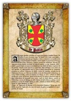 Libro, Audiolibro Apellido De Pablo / Origen, Historia Y Heráldica De Los Linajes Y Apellidos Españoles E Hispanoamericanos Apellido De Pablo / Origen, Historia Y Heráldica De Los Linajes Y Apellidos Españoles E Hispanoamericanos
