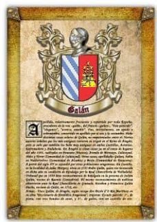 Libro, Audiolibro Apellido Galán / Origen, Historia Y Heráldica De Los Linajes Y Apellidos Españoles E Hispanoamericanos Apellido Galán / Origen, Historia Y Heráldica De Los Linajes Y Apellidos Españoles E Hispanoamericanos
