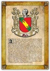 Apellido Malo / Origen, Historia Y Heráldica De Los Linajes Y Apellidos Españoles E Hispanoamericanos