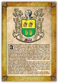 Apellido Mulet / Origen, Historia Y Heráldica De Los Linajes Y Apellidos Españoles E Hispanoamericanos