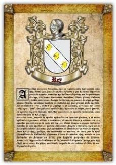 Apellido Rey / Origen, Historia Y Heráldica De Los Linajes Y Apellidos Españoles E Hispanoamericanos