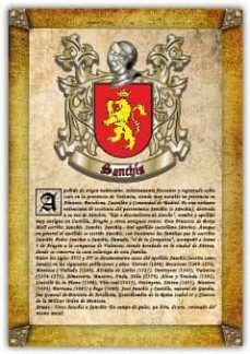 Apellido Sanchís / Origen, Historia Y Heráldica De Los Linajes Y Apellidos Españoles E Hispanoamericanos