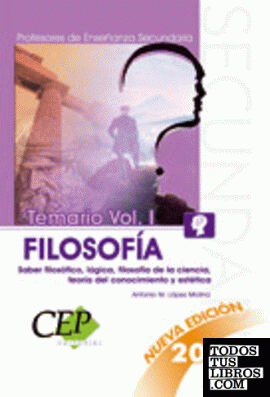 Libro, Audiolibro Filosofia: Temario De La Prueba A (Temario A De Oposiciones Al Cu Erpo De Profesores De Enseñanza Secundaria) Filosofia: Temario De La Prueba A (Temario A De Oposiciones Al Cu Erpo De Profesores De Enseñanza Secundaria)