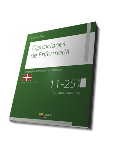 Manual Cto De Enfermería - País Vasco (Temario Específico, T1-10)